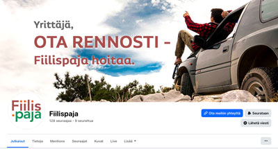 Tykkää Fiilispajasta Facebookissa